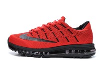 Темно-красные кроссовки мужские Nike Air Max 2016 на каждый день